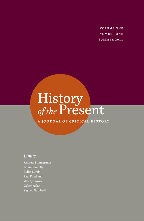 History of the Present, Volume 1 Issue 1 cover