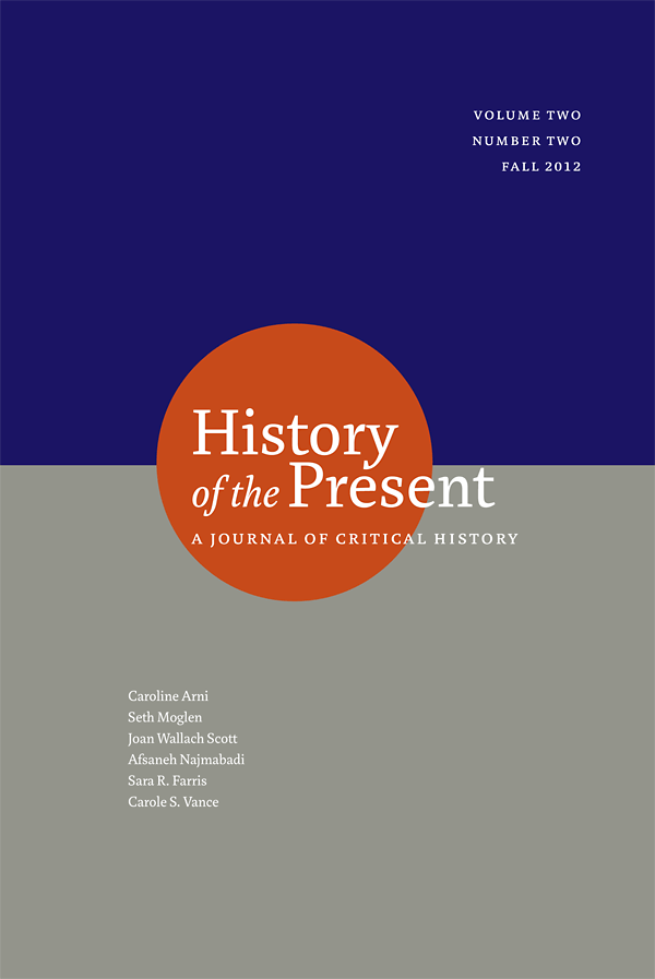 History of the Present, Volume 2 Issue 2 cover
