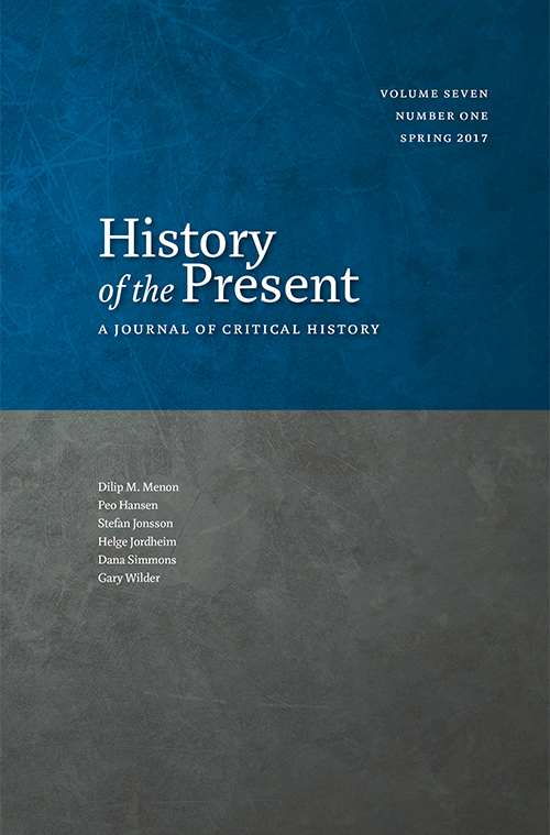 History of the Present, Volume 4 Issue 1 cover